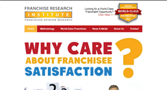 Desktop Screenshot of franchiseresearchinstitute.com